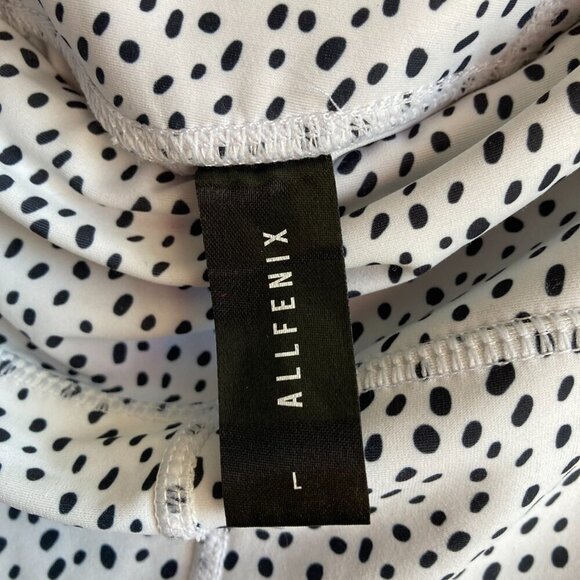 All Fenix Black & White spotted high ride leggings size L  & bra size  M - Picture 16 of 16